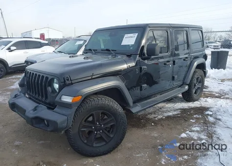 2020 Jeep Wrangler Unlimited Sport Altitude 4X4 from USA, damaged, VIN 1C4HJXDG4LW232327